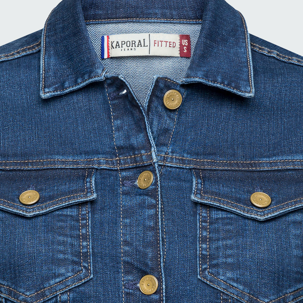 SILEN  Veste bleue en jeans