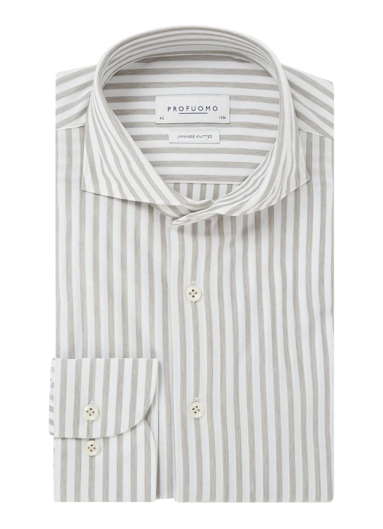 Profuomo slim fit košulja s prugastim printom