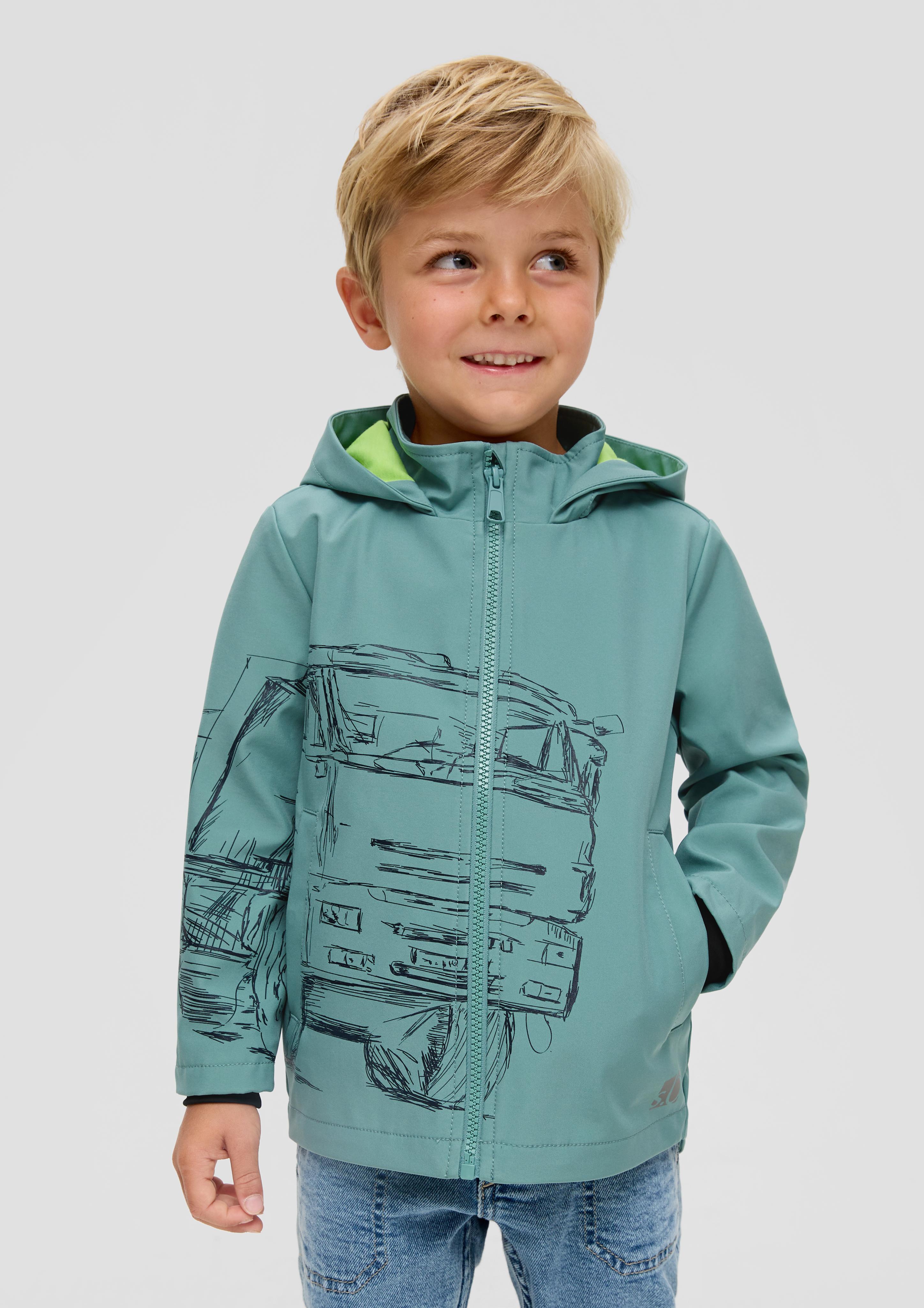 Softshelljacke mit Jerseyfutter  2140436-6554