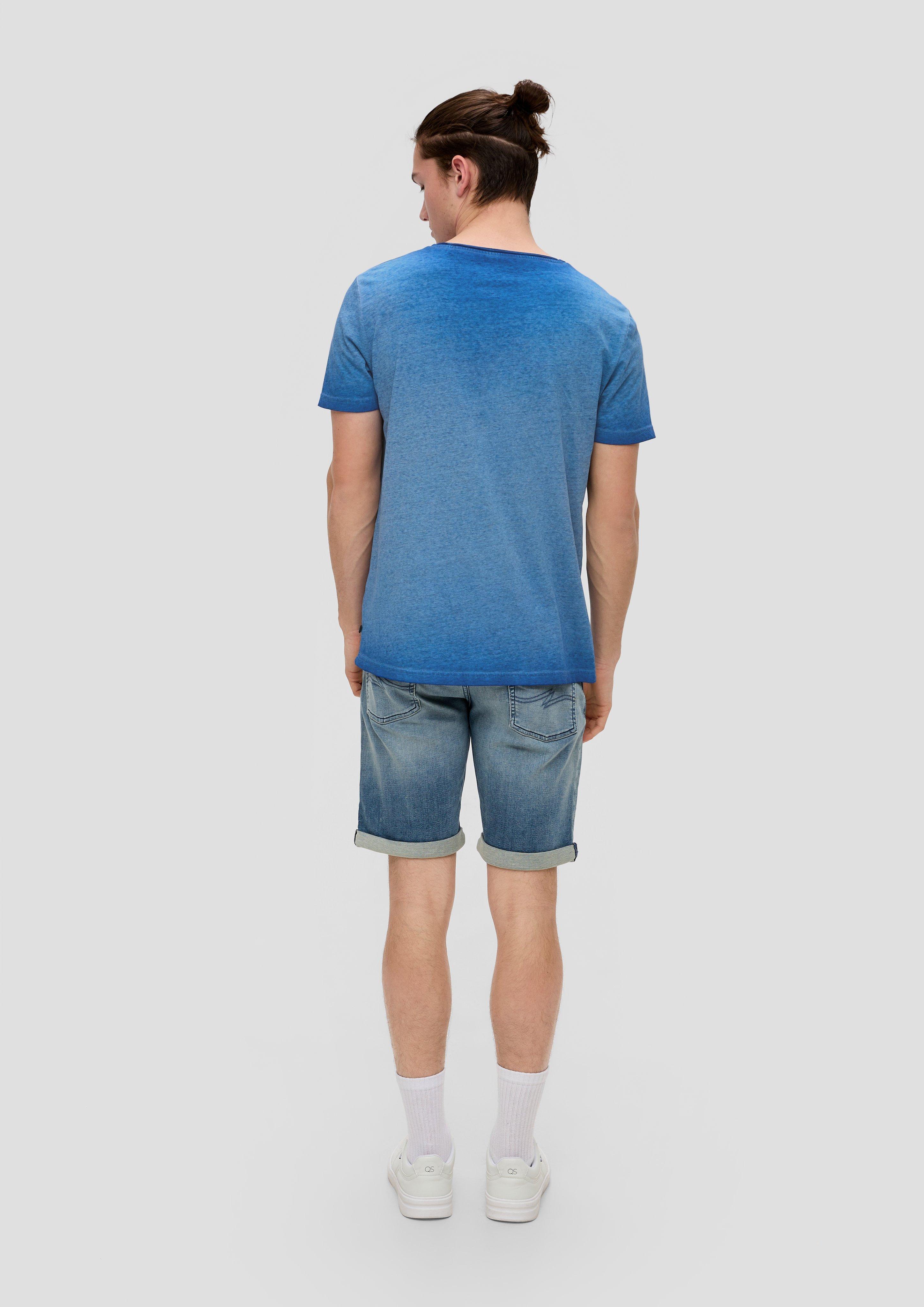 Meliertes T-Shirt aus Baumwollmix  2144230-55W0