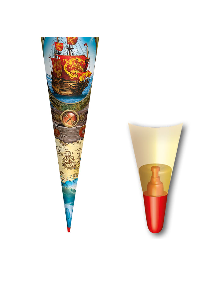ROTH Schultüte groß Piratenschiff 70 cm in Bunt günstig kaufen onesize