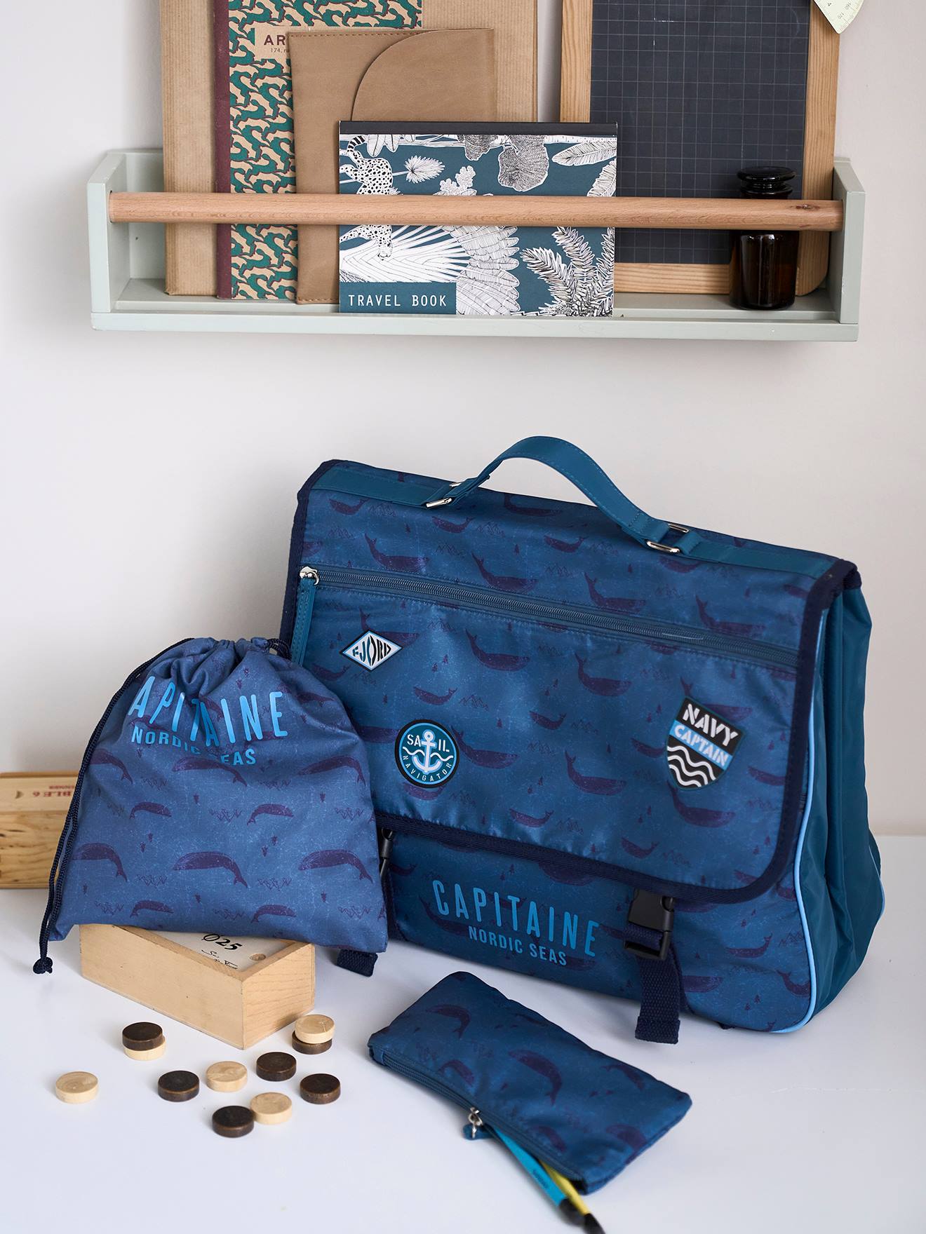 Cartable + trousse 