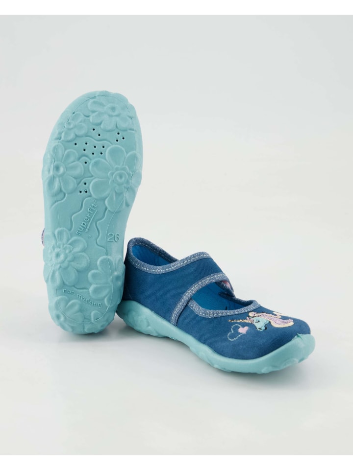superfit Hausschuhe in Blau günstig kaufen