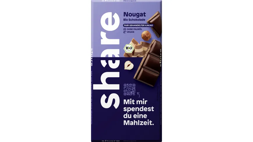 share Bio Schokolade Nougat 100 g
