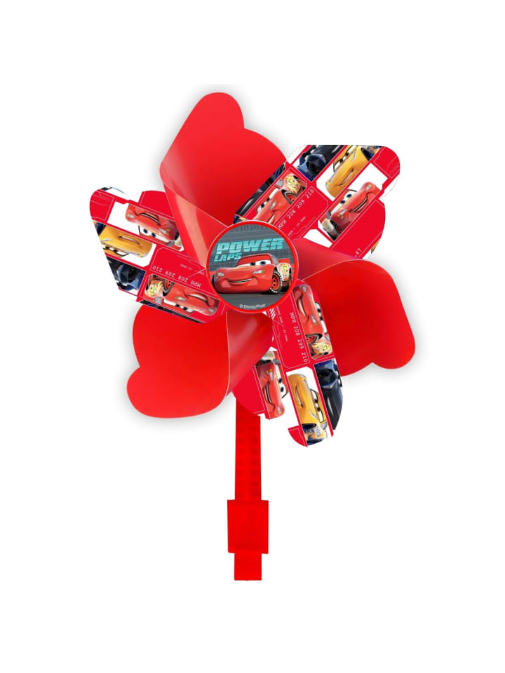 COFI 1453 Cars Windmühle für Fahrräder Bunt und Spaßig für kleine Fans in rot günstig kaufen 17 cm