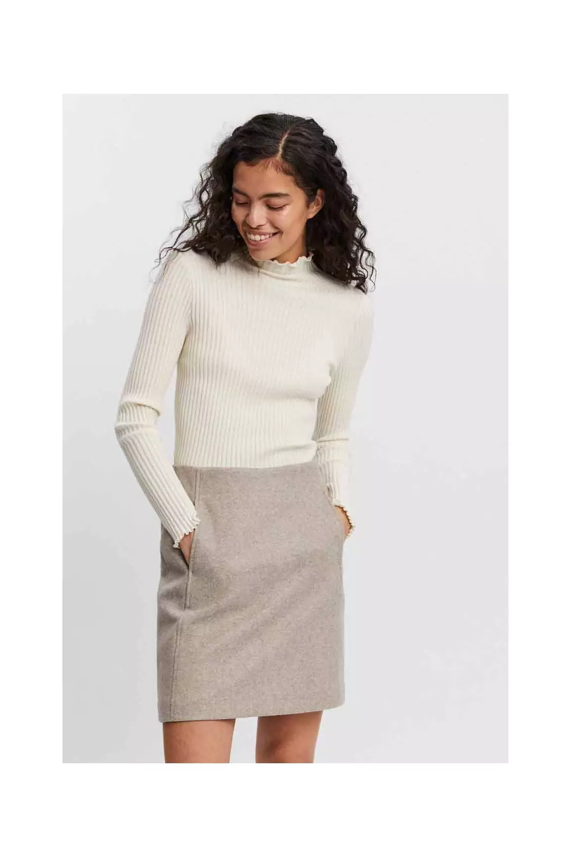 Vero Moda Tshirts Femme couleur beige