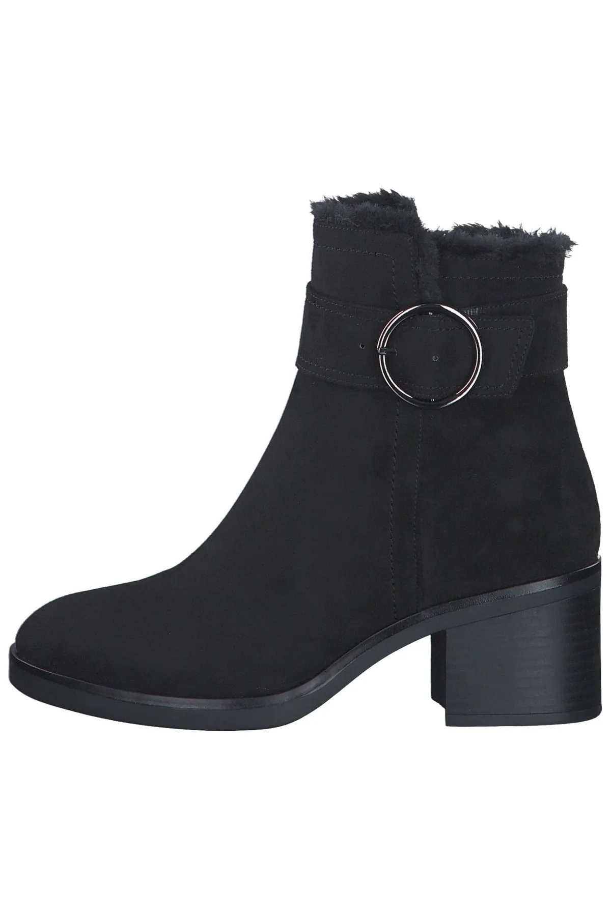s.Oliver  Stiefelette - Schwarz - Blockabsatz