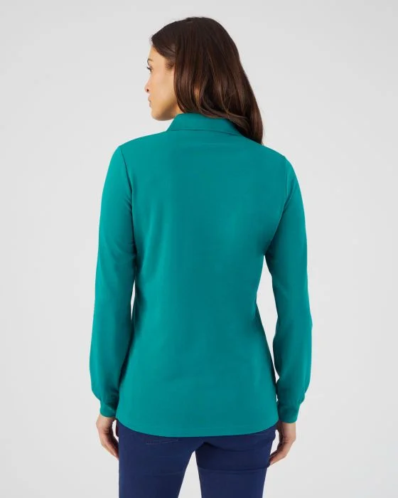 Polo maille piquée