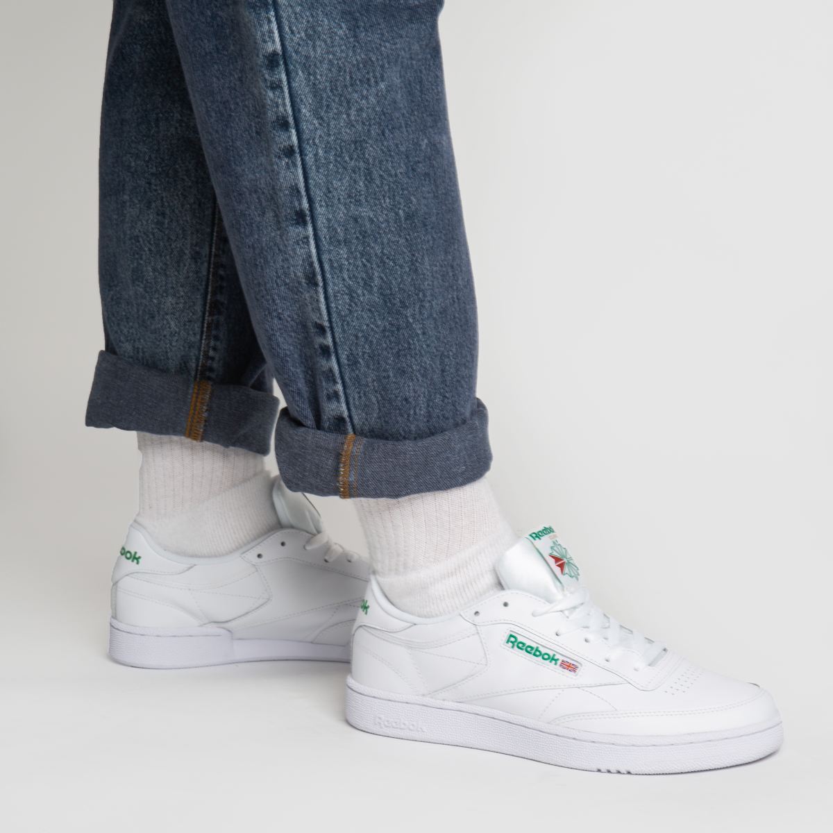 Reebok Club C 85 – Vita och gröna träningsskor