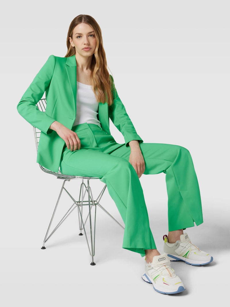 Blazer mit Reverskragen in grün