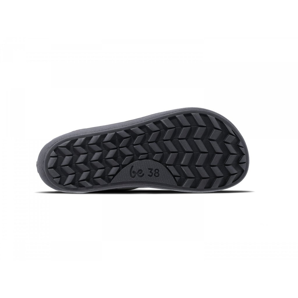 Be Lenka Polaris All Black schwarze Winterbarfußstiefeletten