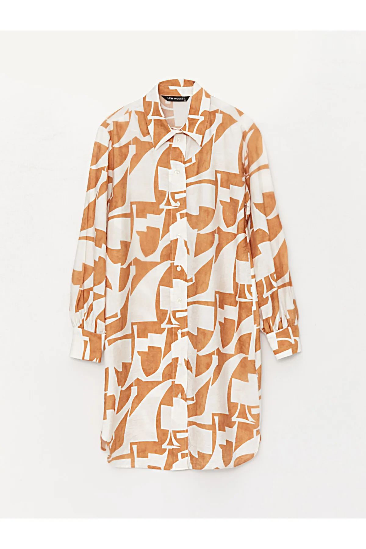 LC Waikiki  Gemusterte Langarm Damen Shirt Tunika