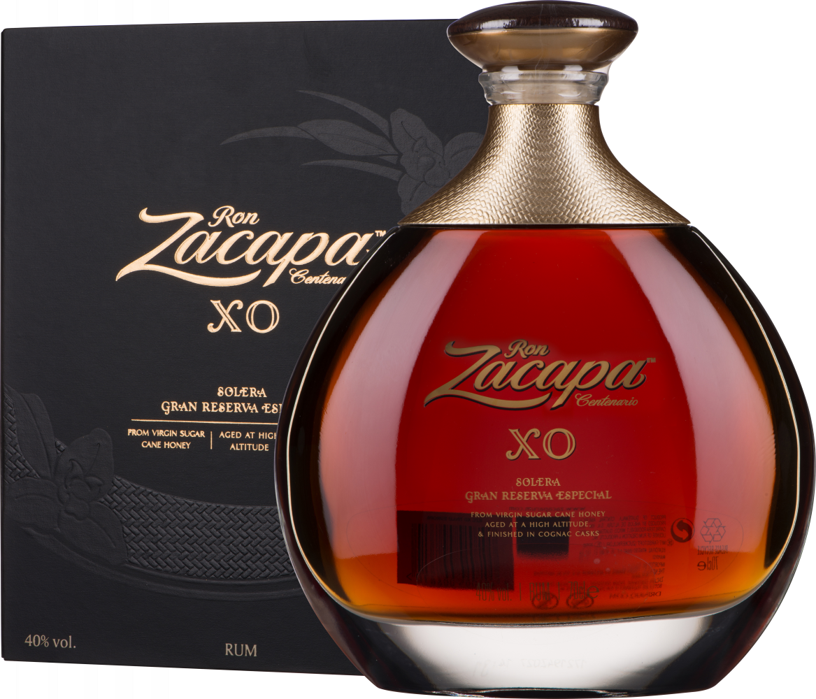 Ron Zacapa Rum Centenario XO Solera Gran Reserva Especial 0,7 Liter im Geschenkkarton
