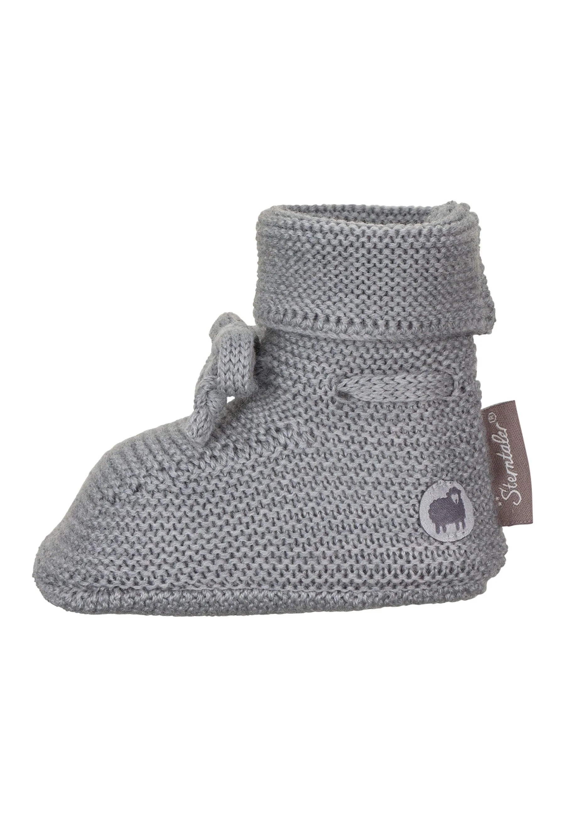 Strick-Schuh aus Wolle (Merino) zum Binden