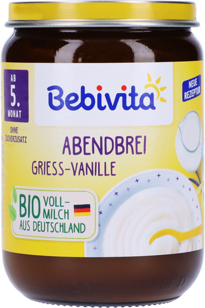 Bebivita Bio Abendbrei Grieß-Vanille