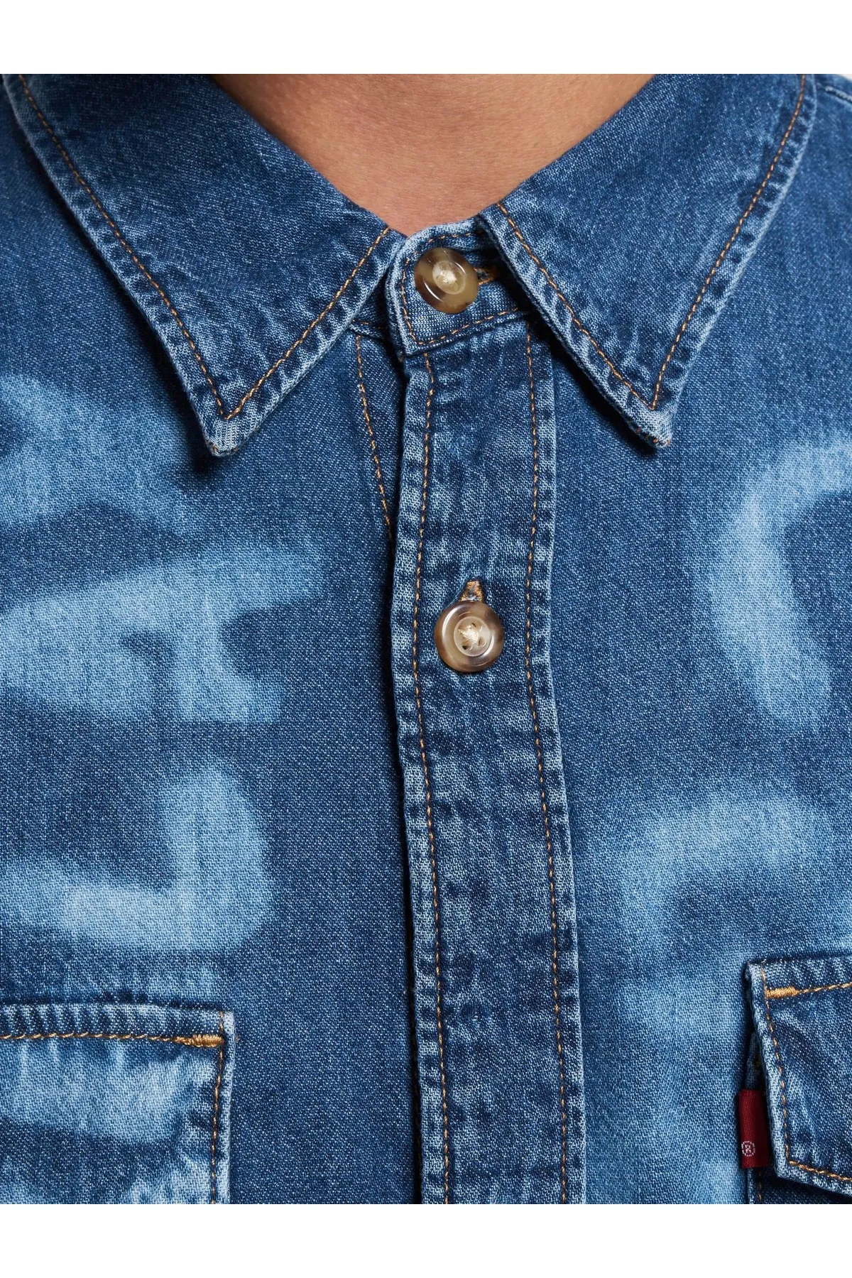 Levi&'s  Herren Levis Relaxed Fit Western Langarmhemd