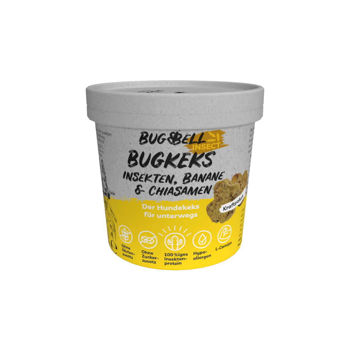 BugKeks Adult gelb Banane & Chiasamen günstig kaufen bei ZooRoyal