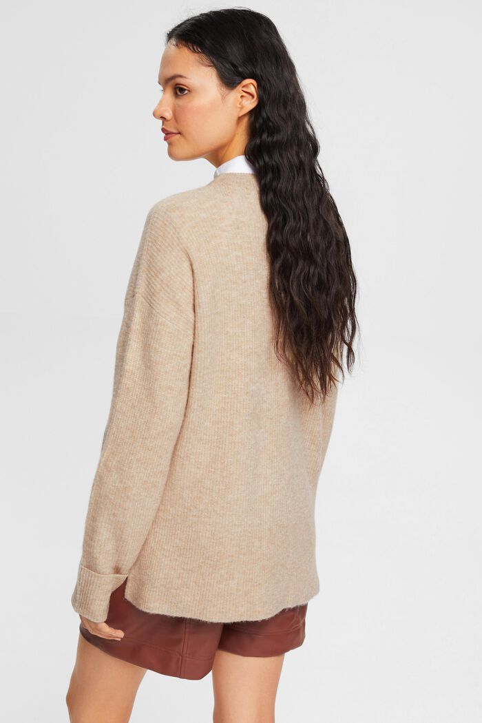 CURVY Strickpullover aus Wollmix