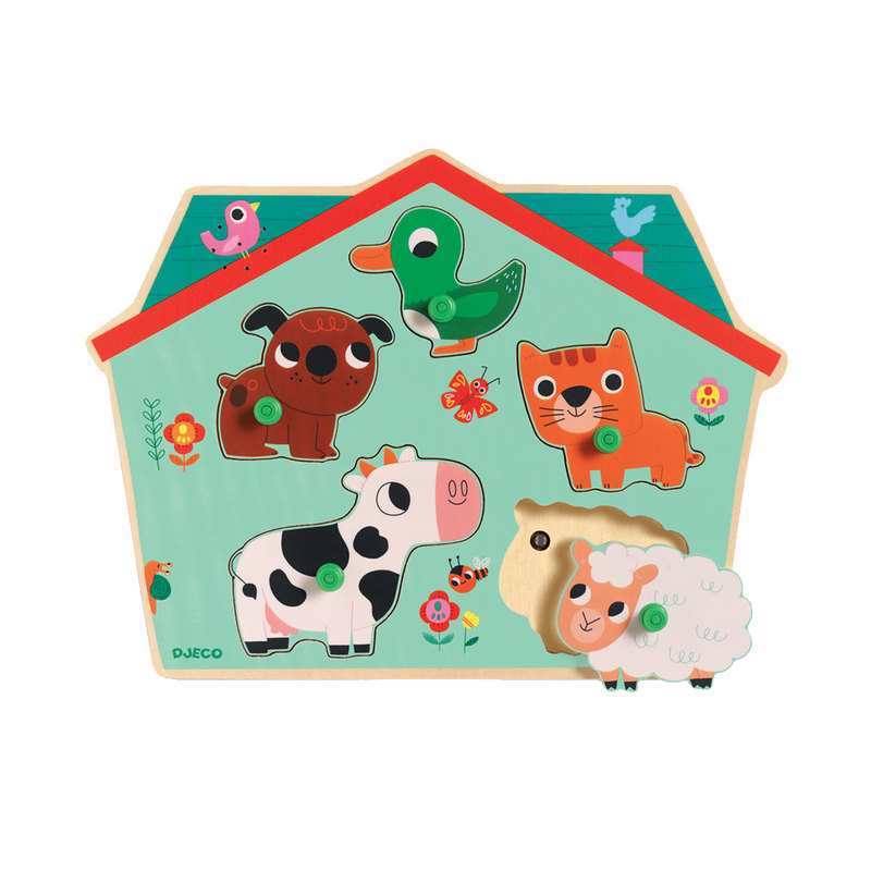Puzzle sonore Ouaf Woof Djeco