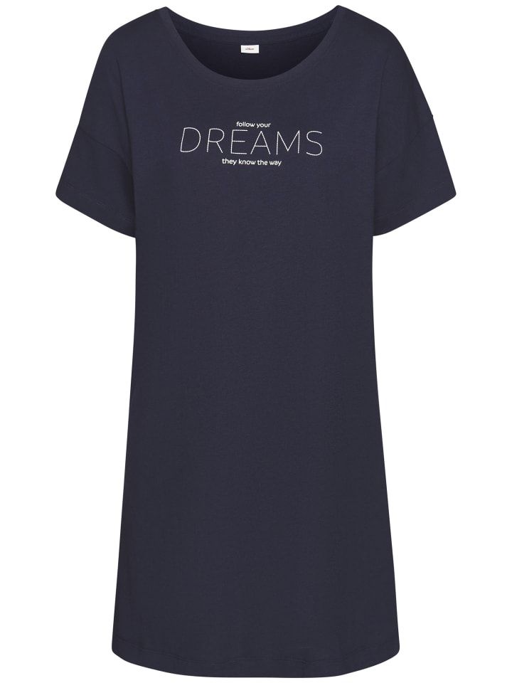 s.Oliver Sleepshirt in marine günstig kaufen