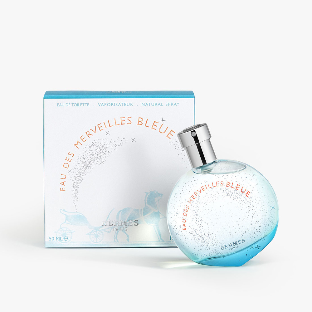 HERMÈS Eau des Merveilles Bleue Eau de toilette 50ml Natural spray Eau de Toilette