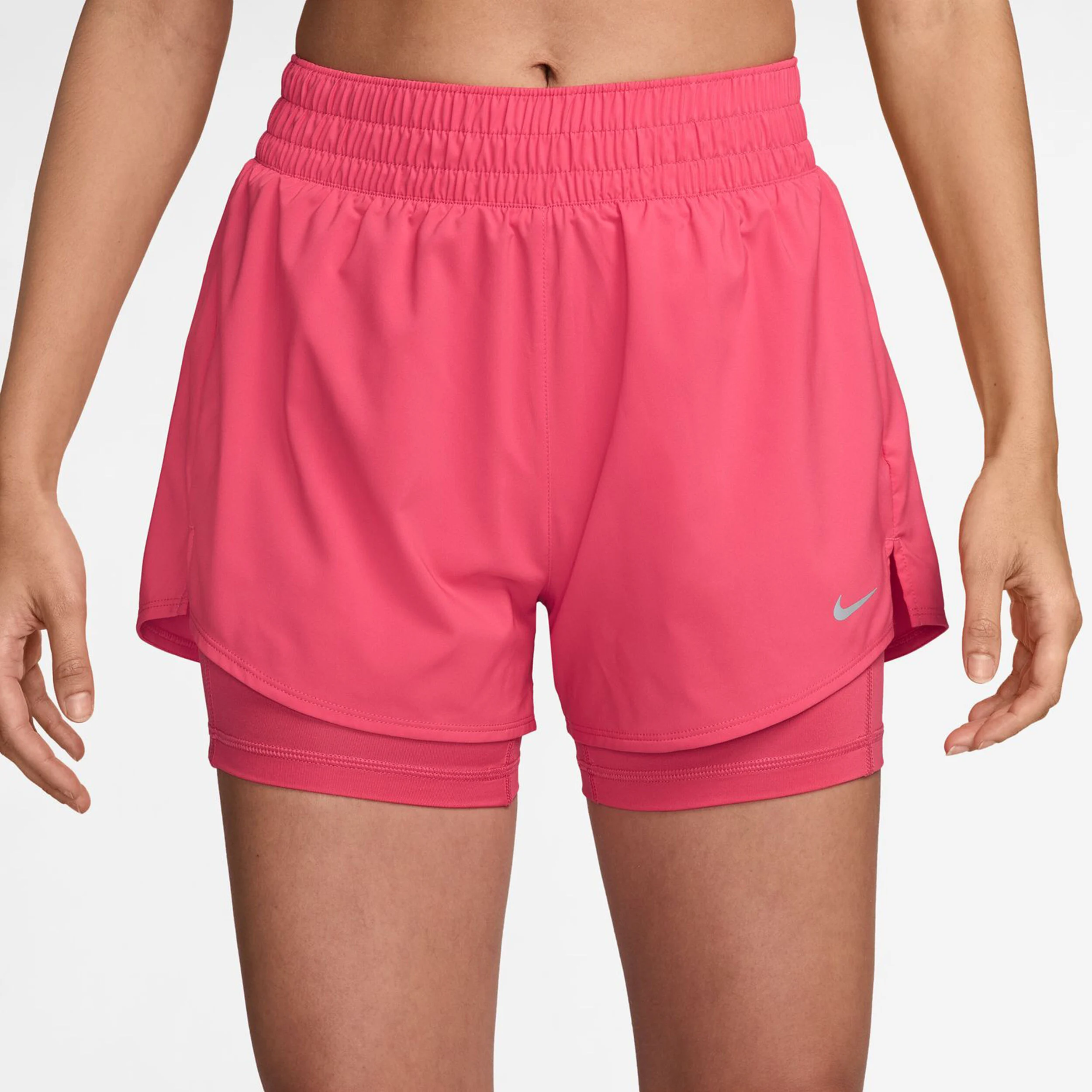 Dri-Fit One MR 3IN 2N1 Shorts Damen - Pink