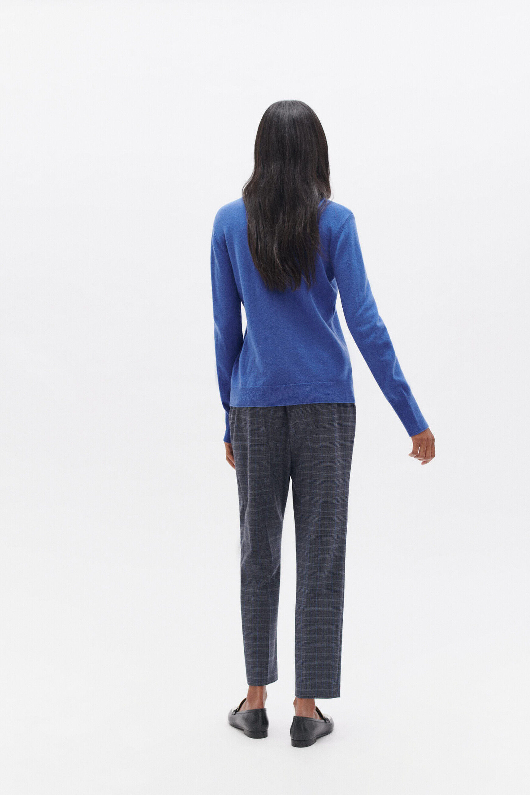 Pantalon psidiko1 bleu electrique femme