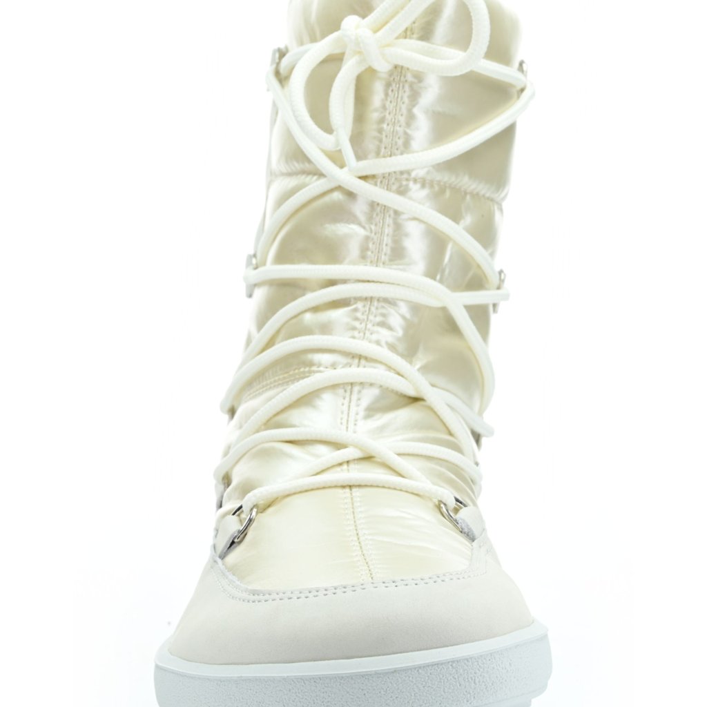Be Lenka Snowfox Woman White weiße Barfuß-Schneestiefel
