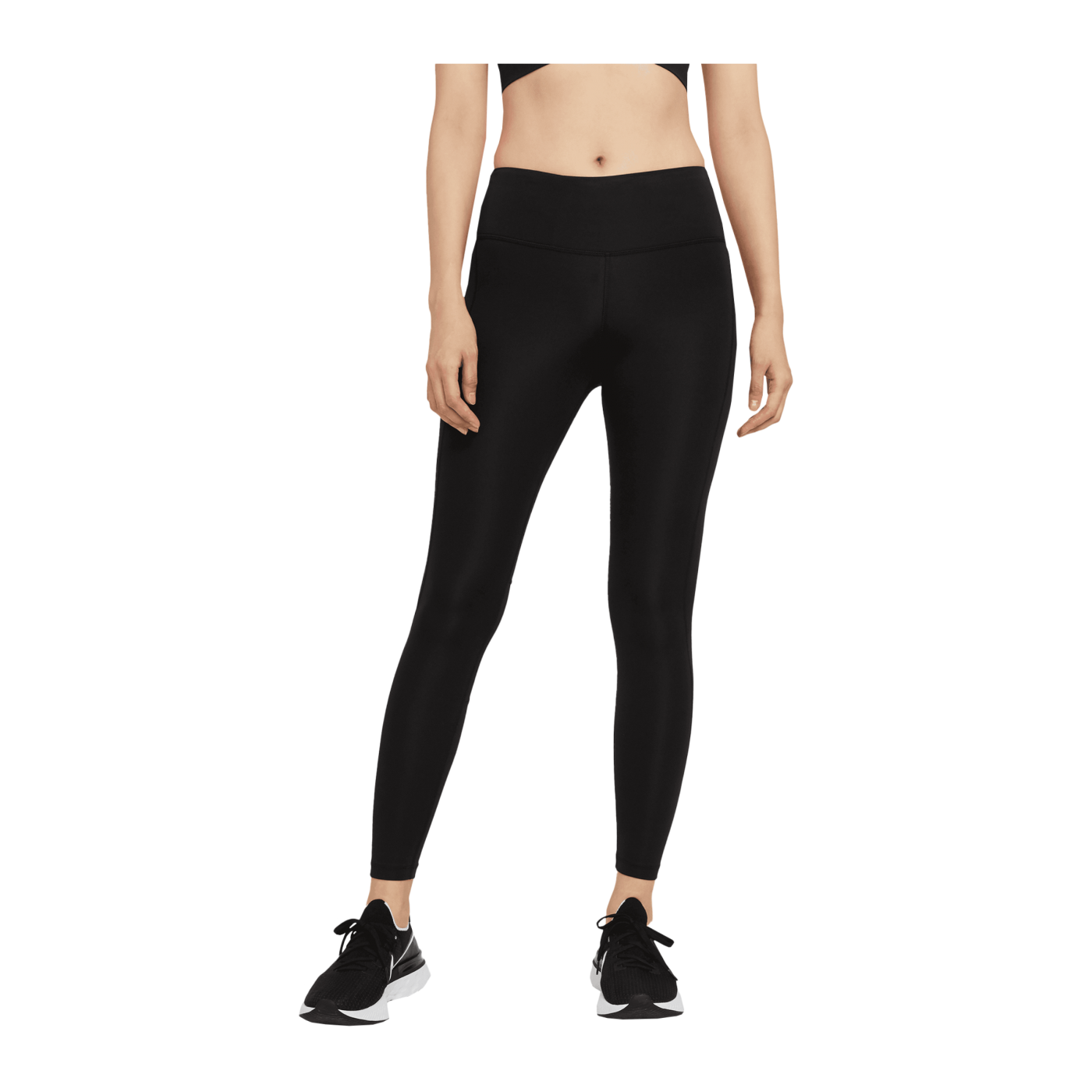 Nike Fast Leggings Running Damen Schwarz F010