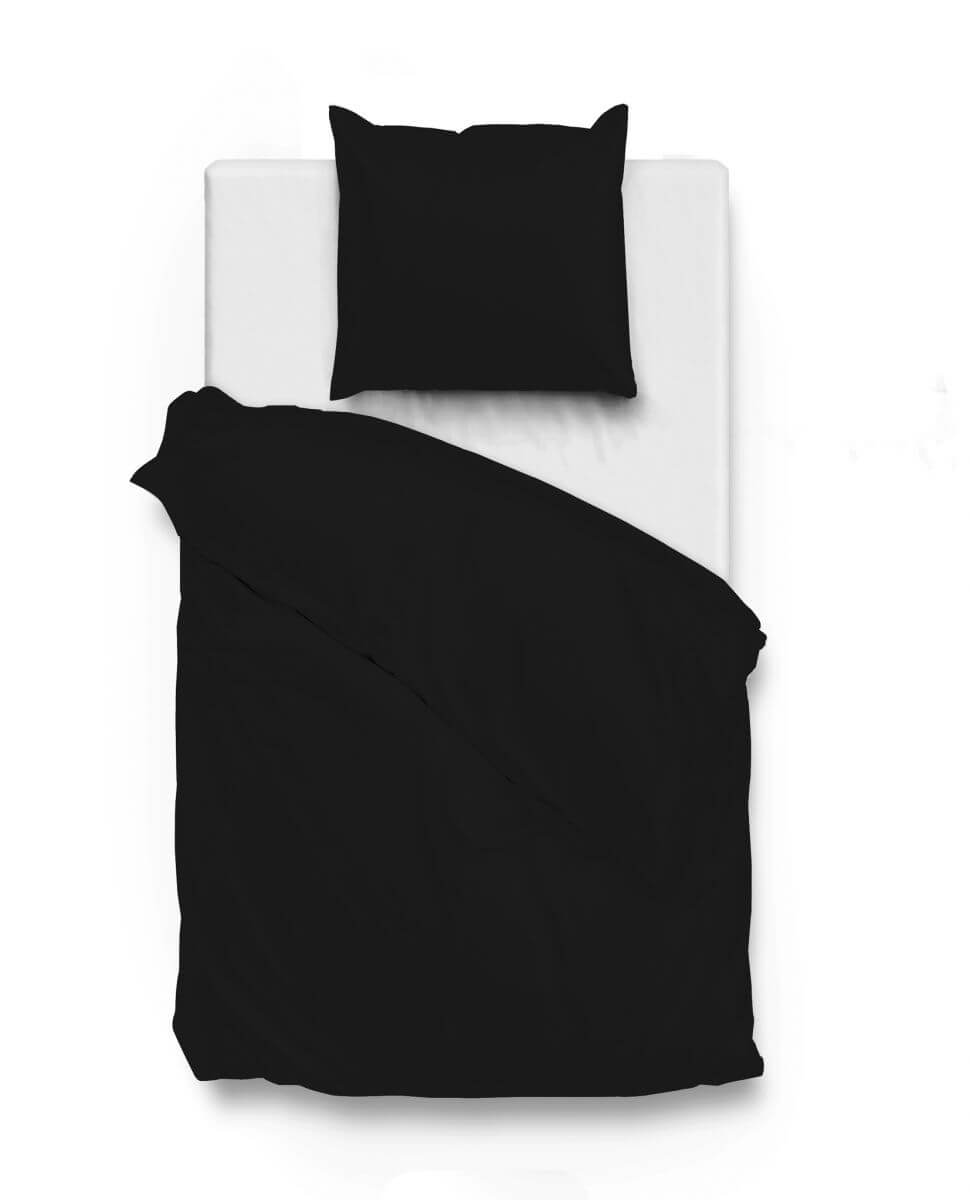 Zo!Home Satin-Bettwäsche Satinado Night Black 135 x 200 cm