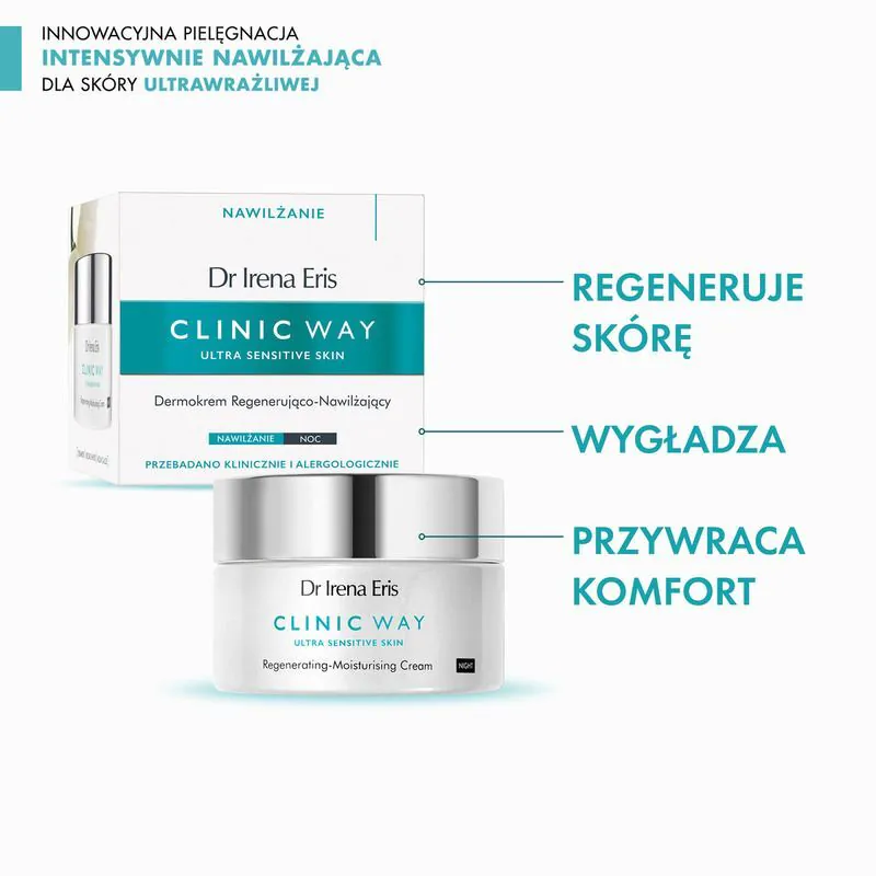 Dr Irena Eris Clinic Way regenerirajuća i hidratantna noćna dermokrema