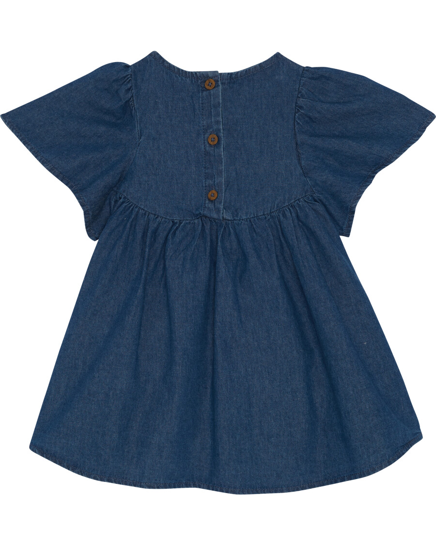 Jeanskleid mit Flügelärmeln