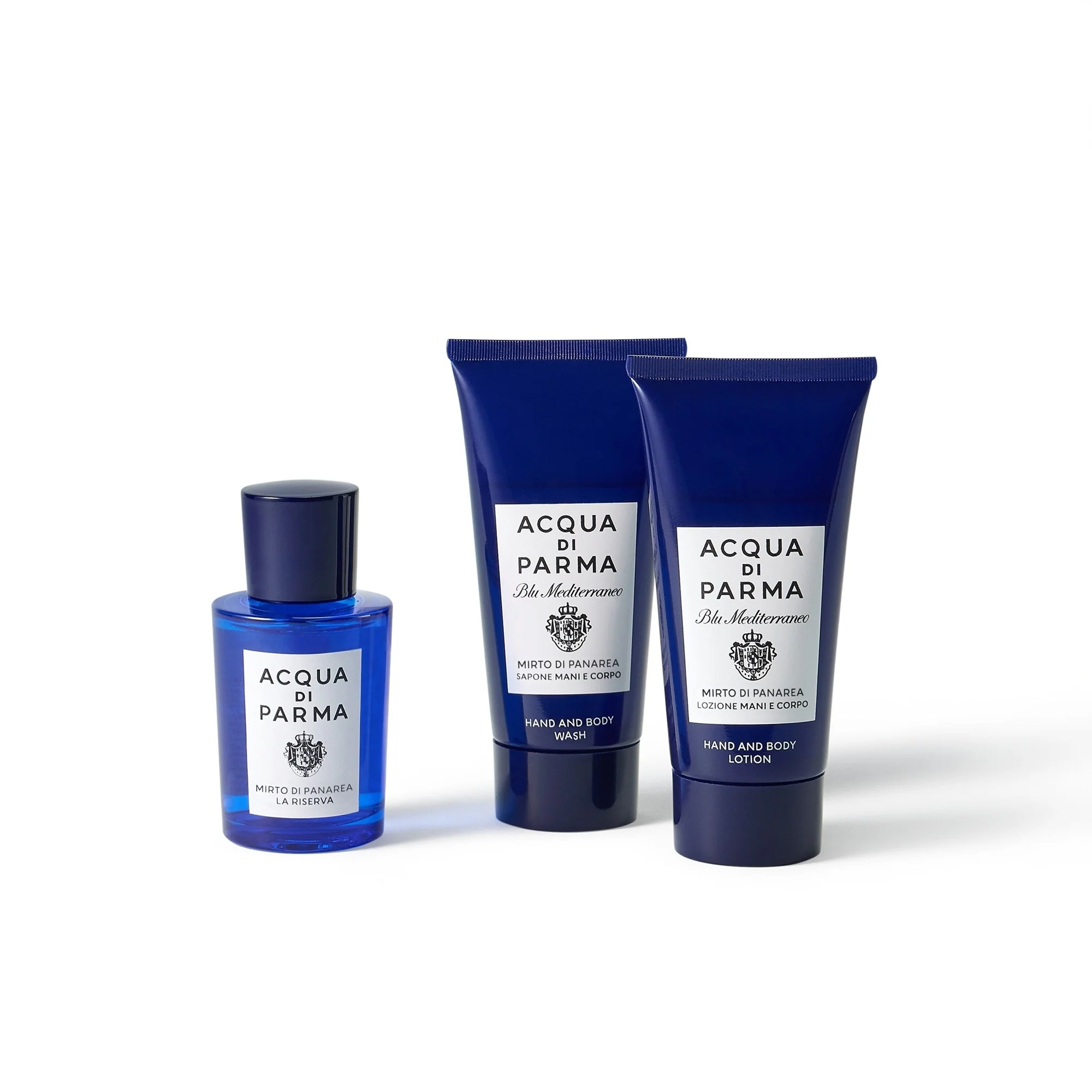 Blu Mediterraneo Mirto di Panarea La Riserva Σετ δώρου - Γυναικείο σετ αρωμάτων, Σετ αρωμάτων ανδρών, Unisex Eau de Parfum, Eau de Parfum