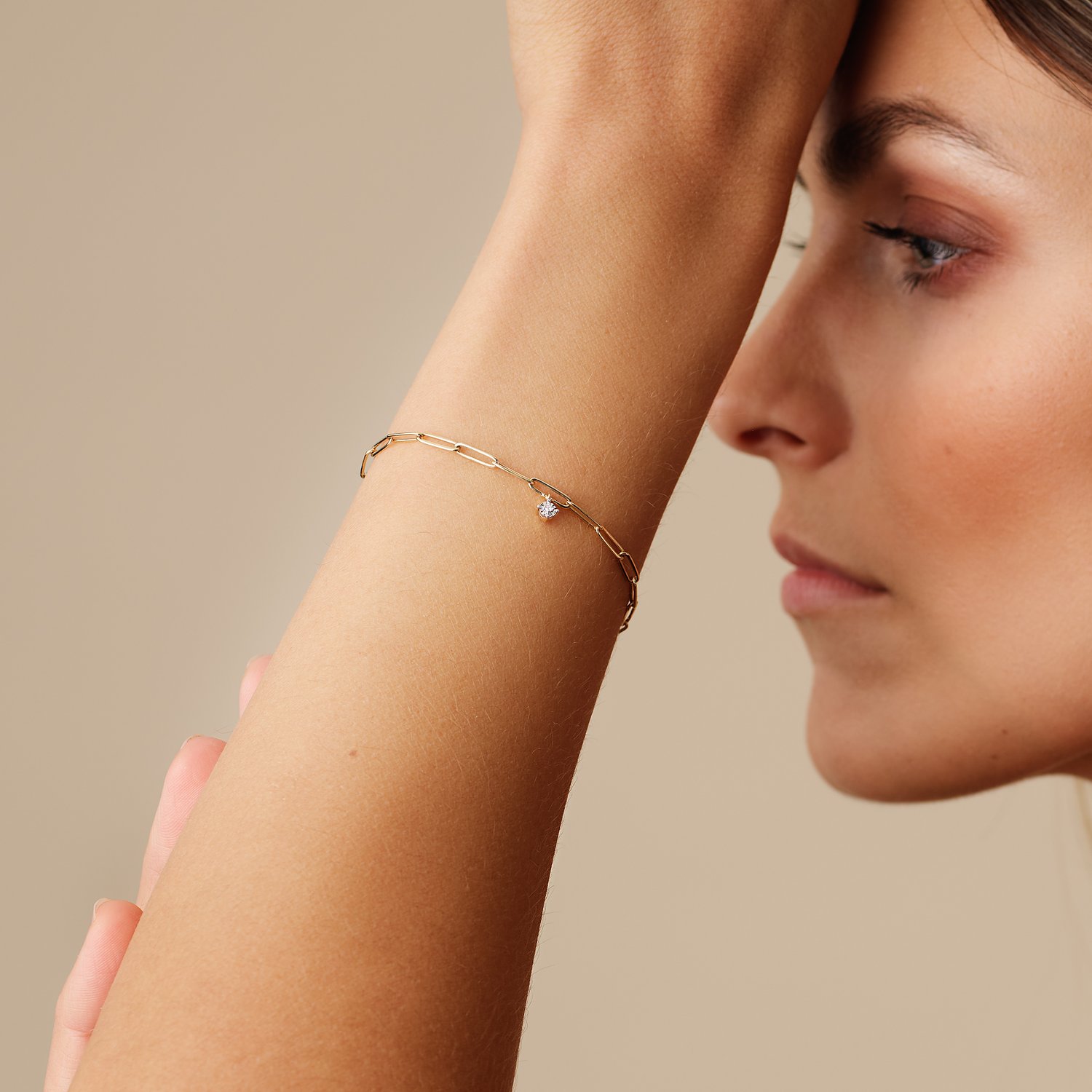 Armband 375er Gelbgold