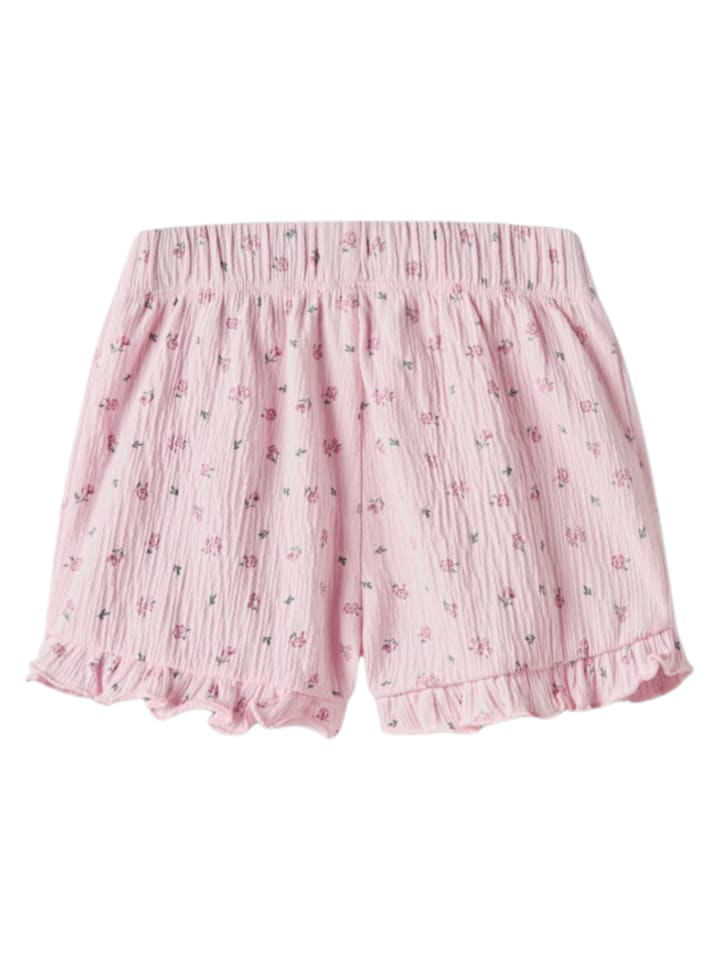 name it Baby Shorts Jannis Flowers in Rosa günstig kaufen