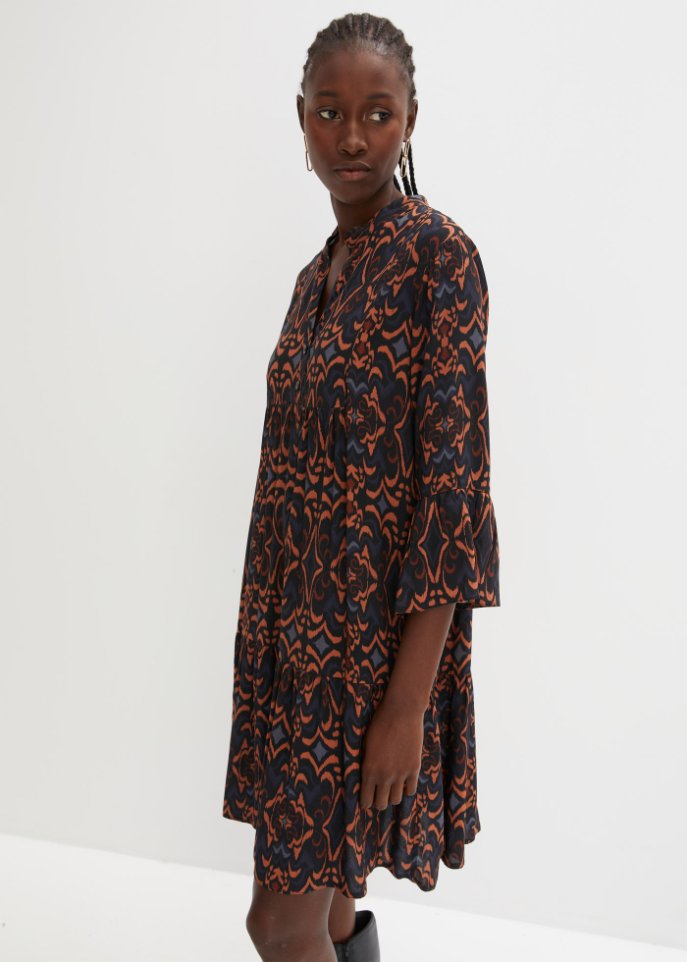 bedrucktes Tunika-Kleid