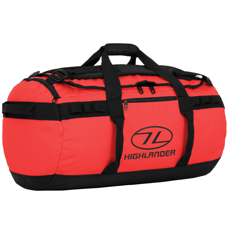 Highlander Storm Kitbag 65 rote Wochenendtasche