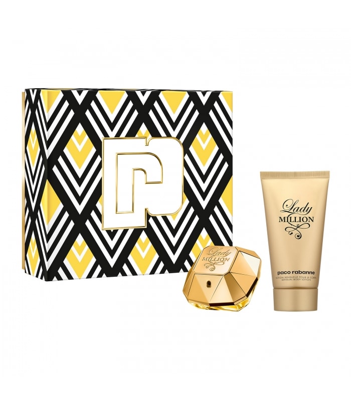 Paco Rabanne-LADY MILLION-Coffret Eau de Parfum et lait pour le corps