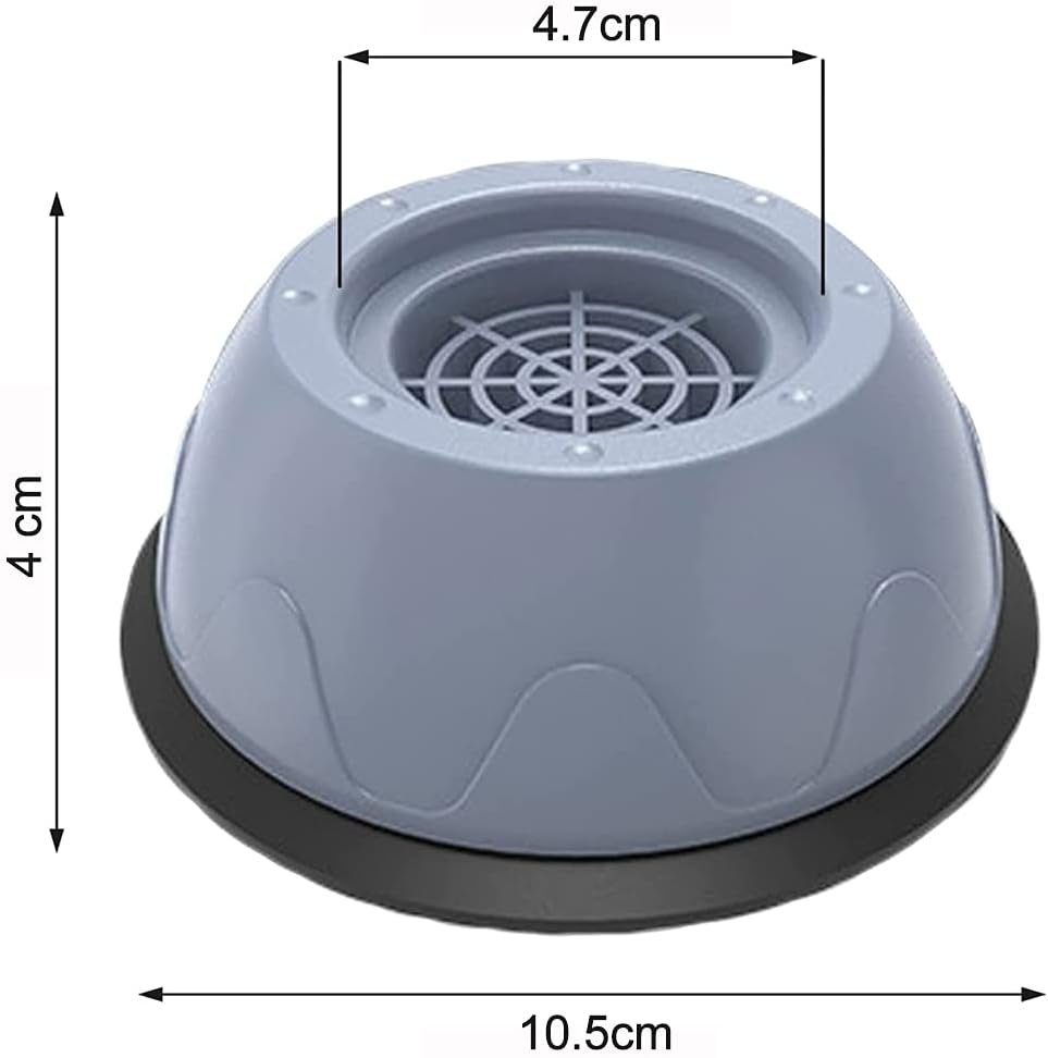 Hikeren Möbelfuß 4 Stück Waschmaschine Füße Pad Fußpolster Universal Vibrationsdämpfer