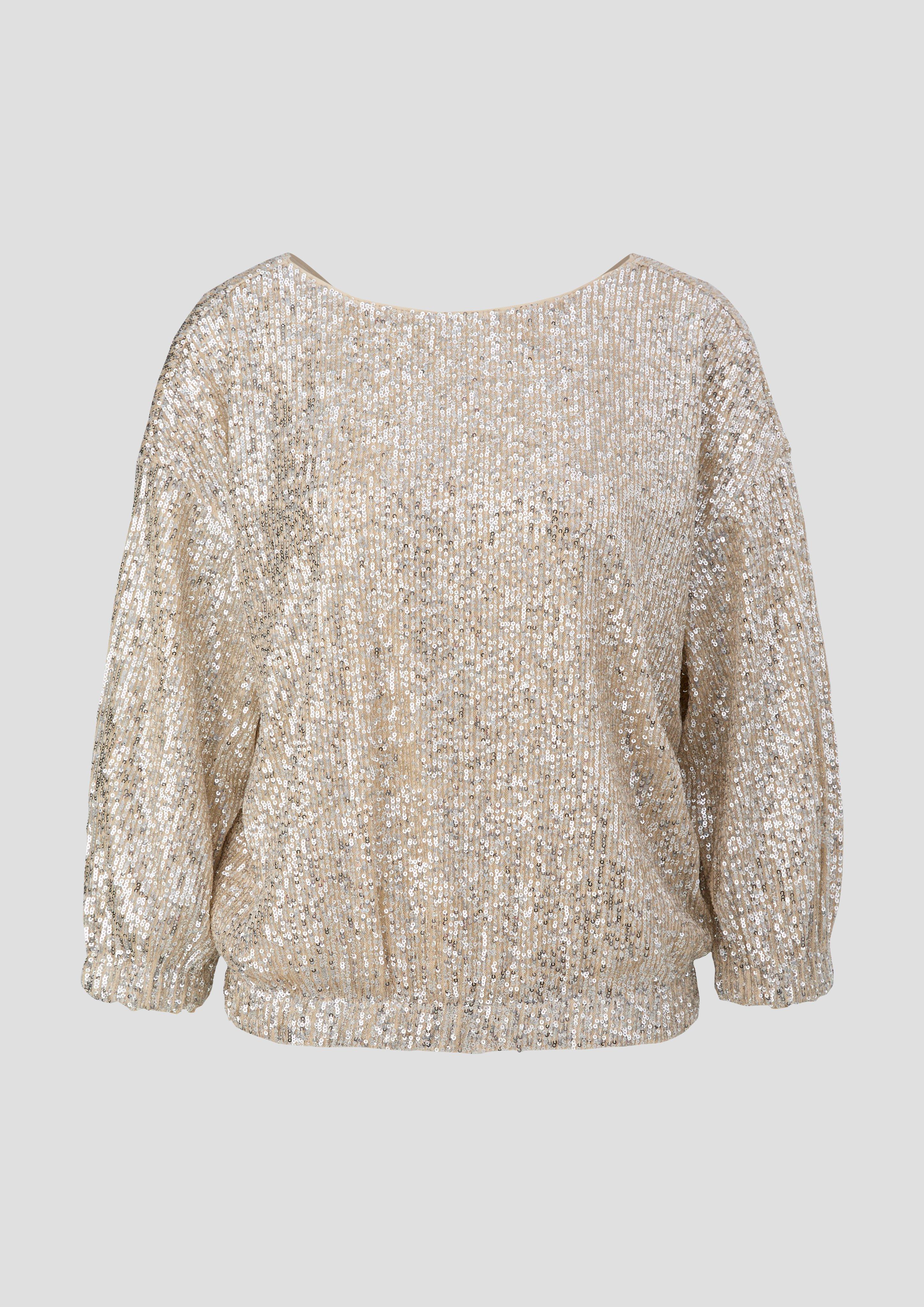 Pailletten-Bluse  2141640-8026