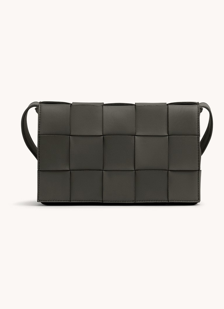 Τσάντα χιαστί από δέρμα αρνιού Bottega Veneta Cassette