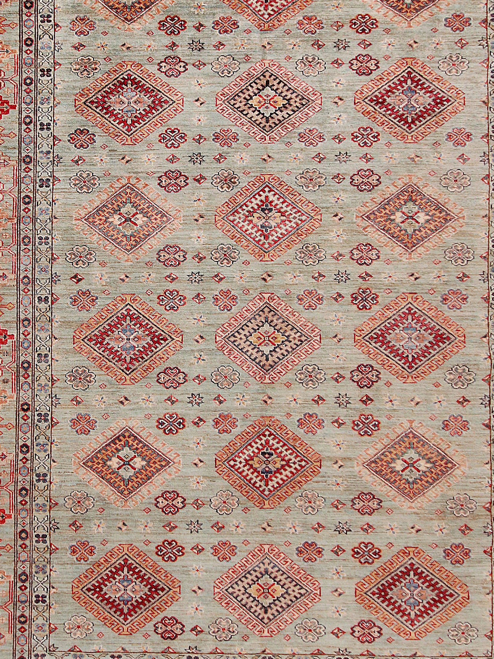 Kazak Ghazni ca. 196 x 296 cm, Unikat / Einzelstück