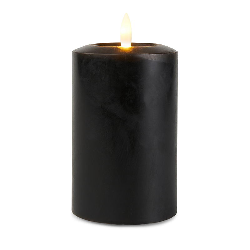 Vie Selected Kubbelys 12 cm ø 7,6 cm LED voks sort