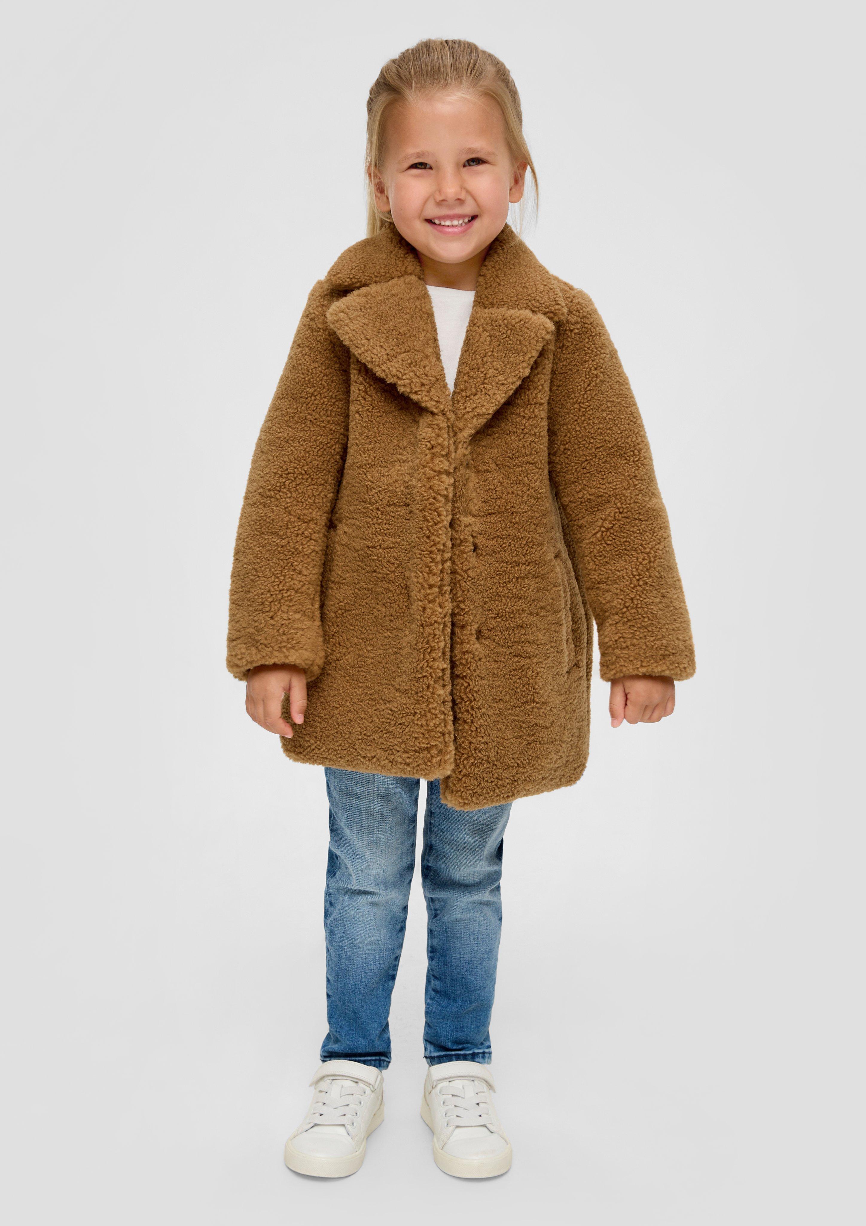 Mantel aus Teddyplüsch  2137130-8469