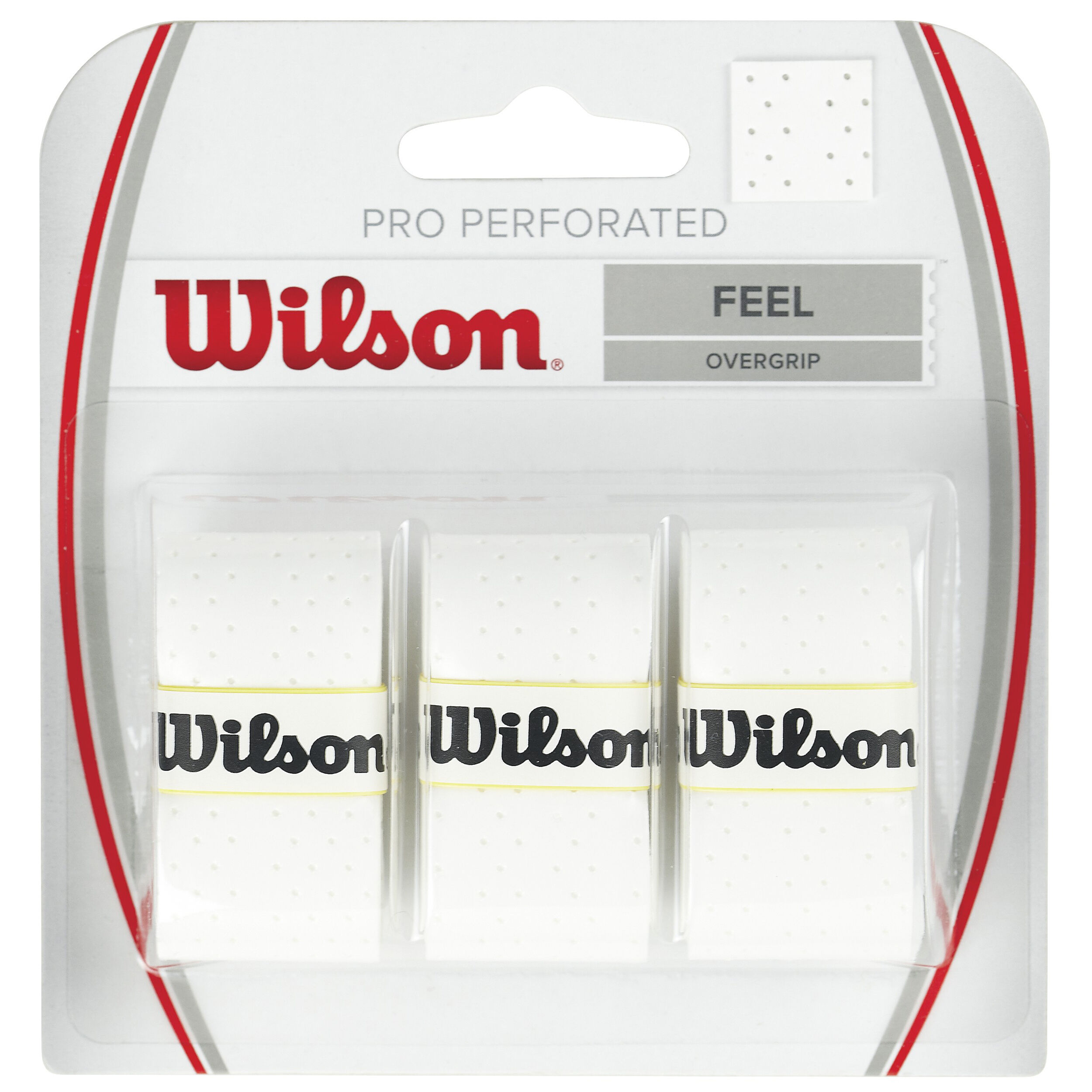 Pro Overgrip Perforated 3er Pack - Weiß