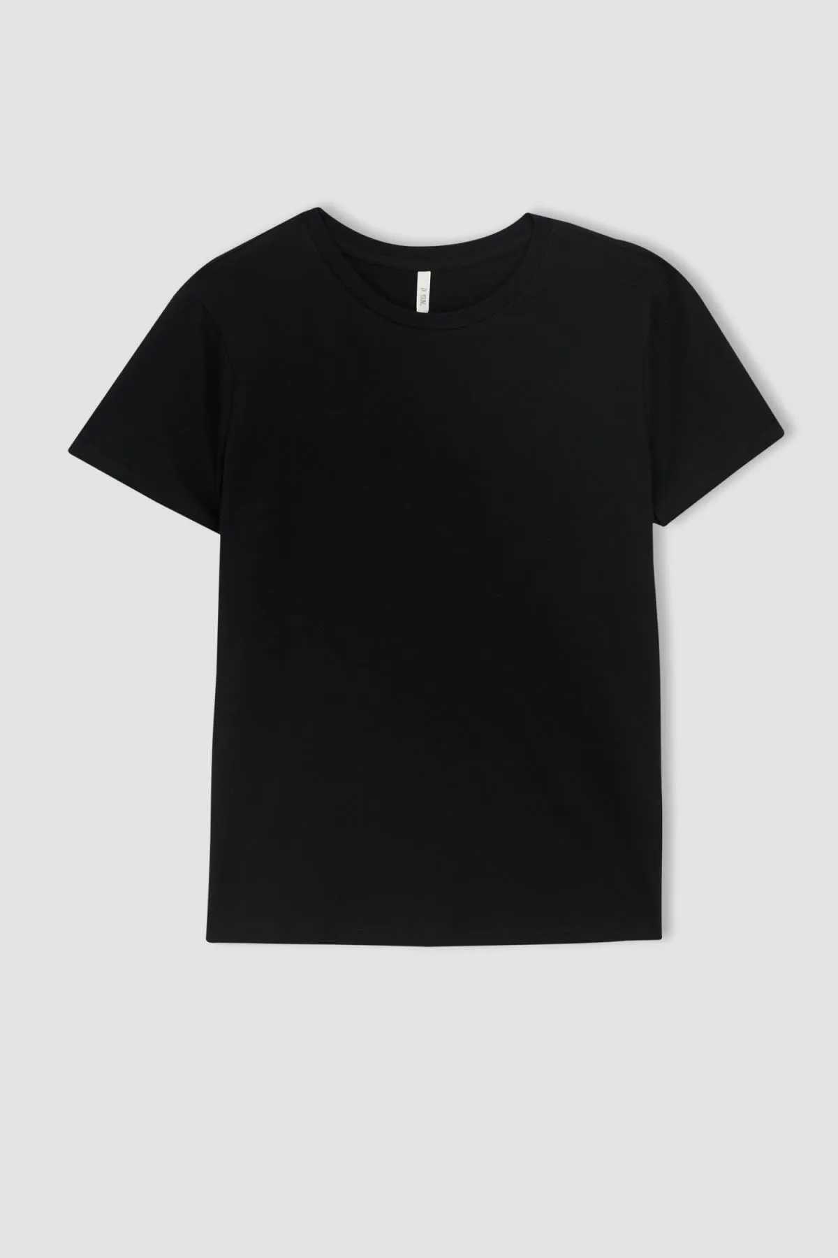DeFacto  Kurzarm-T-Shirt aus 100 % Baumwolle mit normaler Passform und Rundhalsausschnitt