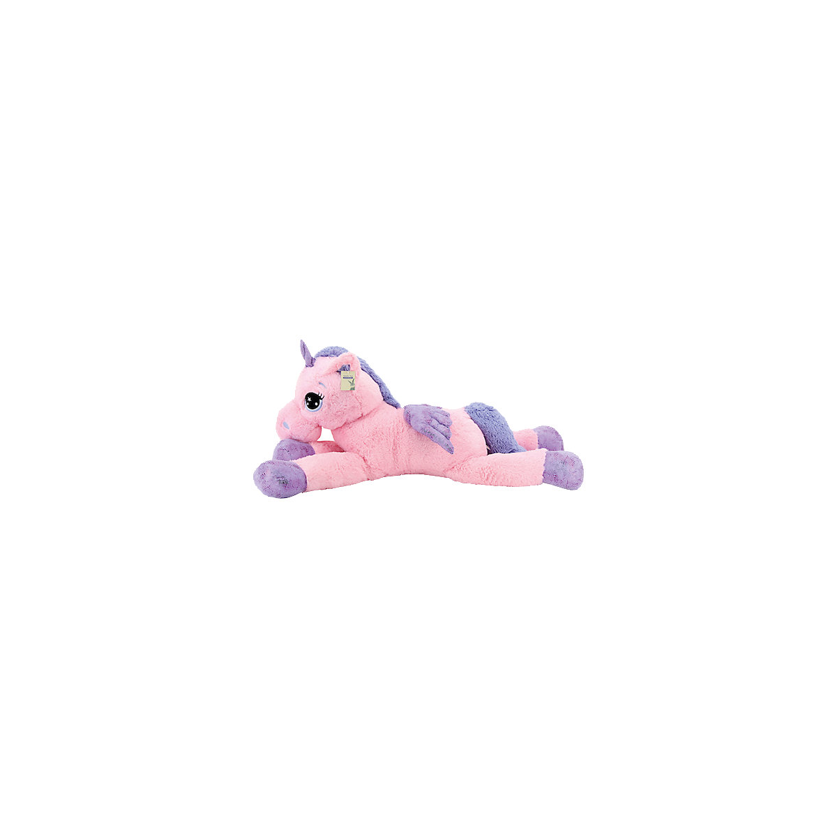 Sweety Toys 8049 XXL Einhorn Pegasus rosa, 130 cm