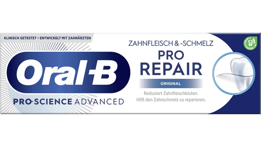 Oral-B Zahnpasta Pro-Science Advanced Zahnfleisch und -schmelz Original 75 ml