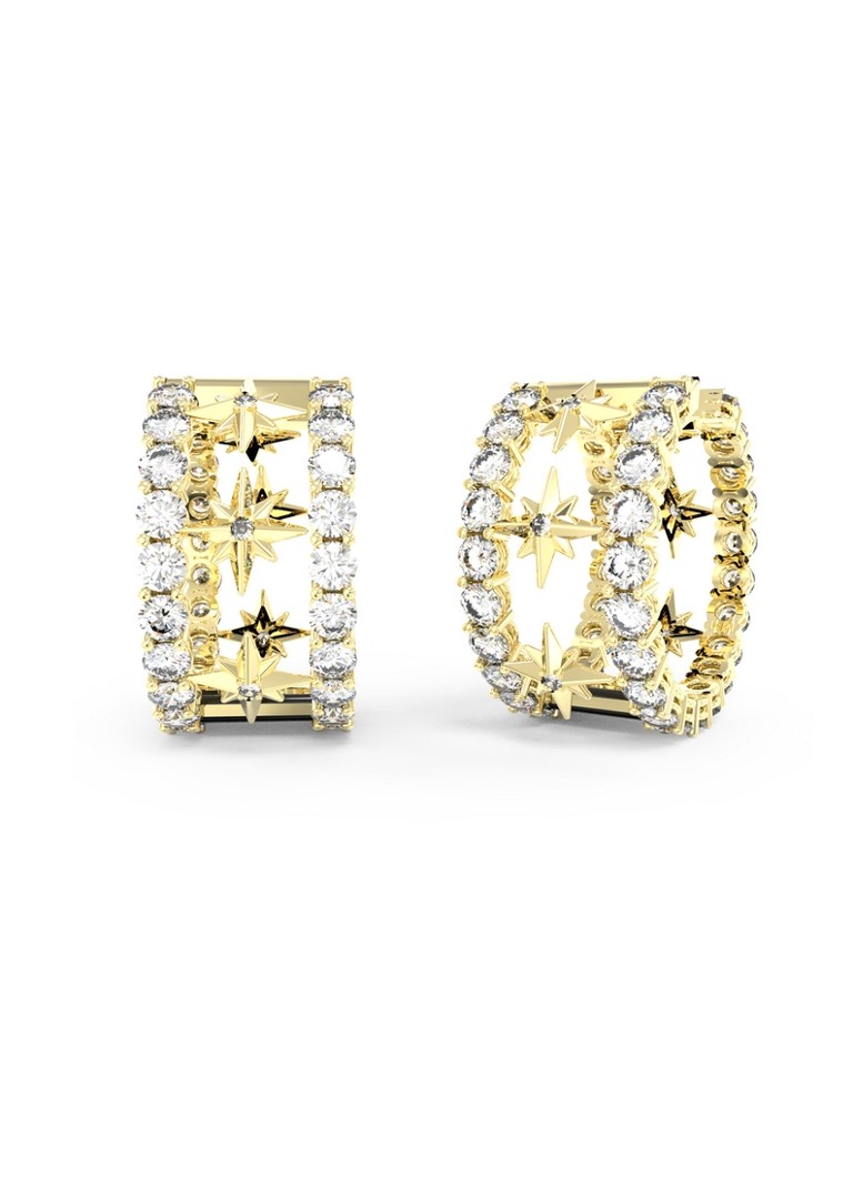 GUESS Zirconia Hoop Earrings JUBE03318JWYGT-U