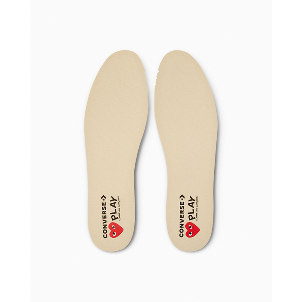 Converse Comme des Garçons PLAY x Converse Chuck 70 Low White Multi Heart A08150C / weiss